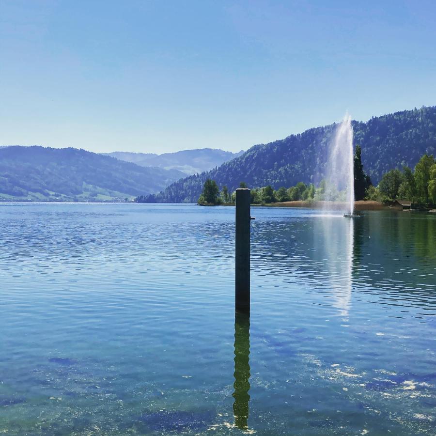 Seminarhotel Am Aegerisee Unterägeri Exterior foto